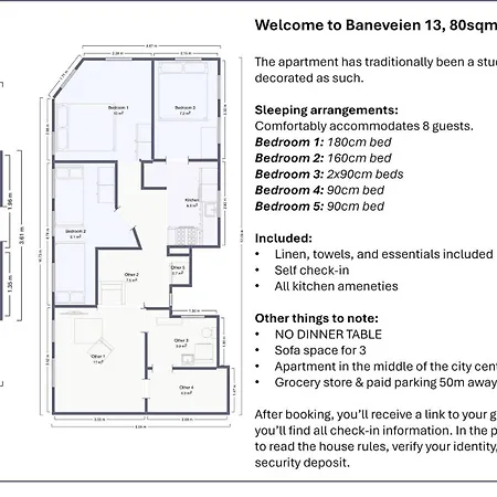 Heimby B13 - 80sqm Heart Of Center Leilighet Bergen
